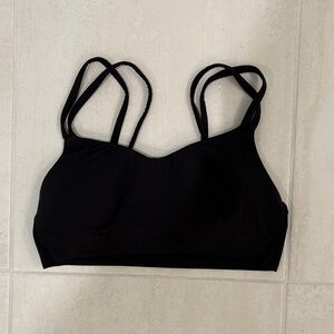 Elegant Black Strappy Bralette